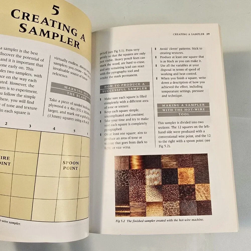 Pyrography Handbook by Stephen Poole 1997 Paperback Practical Crafts